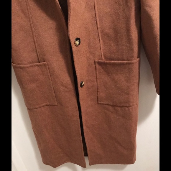 NWT Free People XS brown trench coat XS - Picture 10 of 16